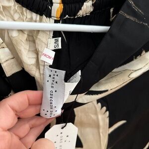 Stork blank palazzo pants- One Hundred Stars
